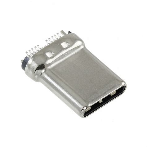 usb 3.1 type c connector male with metal housing|1054440001 Molex .